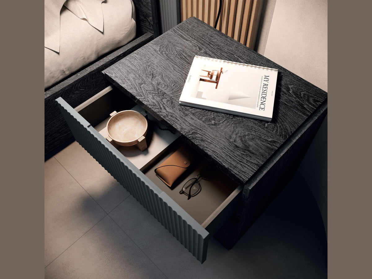 Onyx - Nightstand - Dark Gray