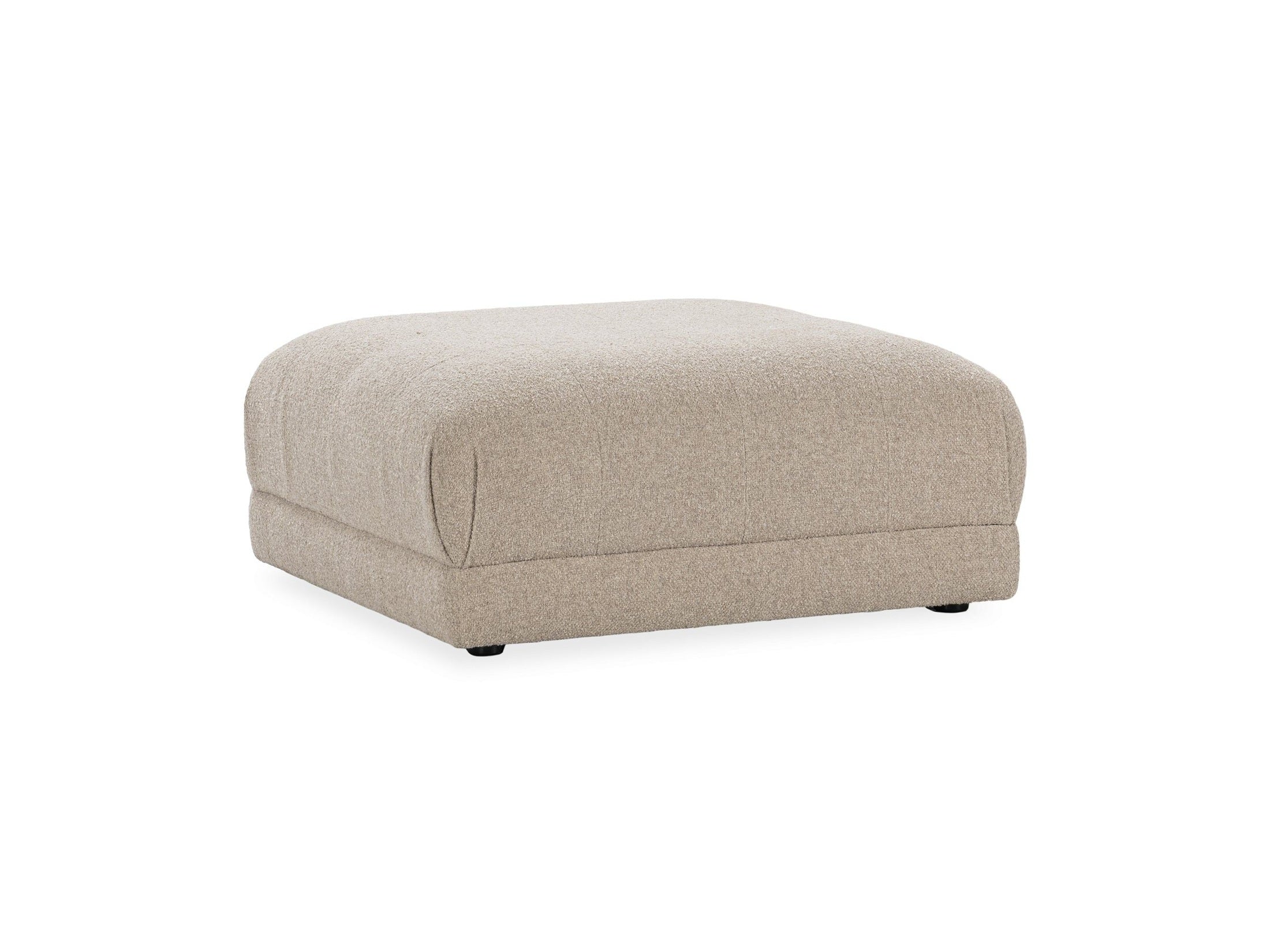 Adalynne - Upholstered Square Ottoman - Buttermilk