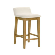 Annikah - Modern Transitional Wood Counter Height Kitchen Bar Stool