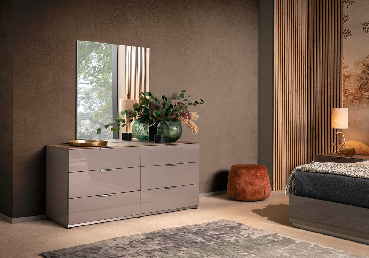 Fifth Avenue 6-Drawer Dresser – Modern Italian Storage