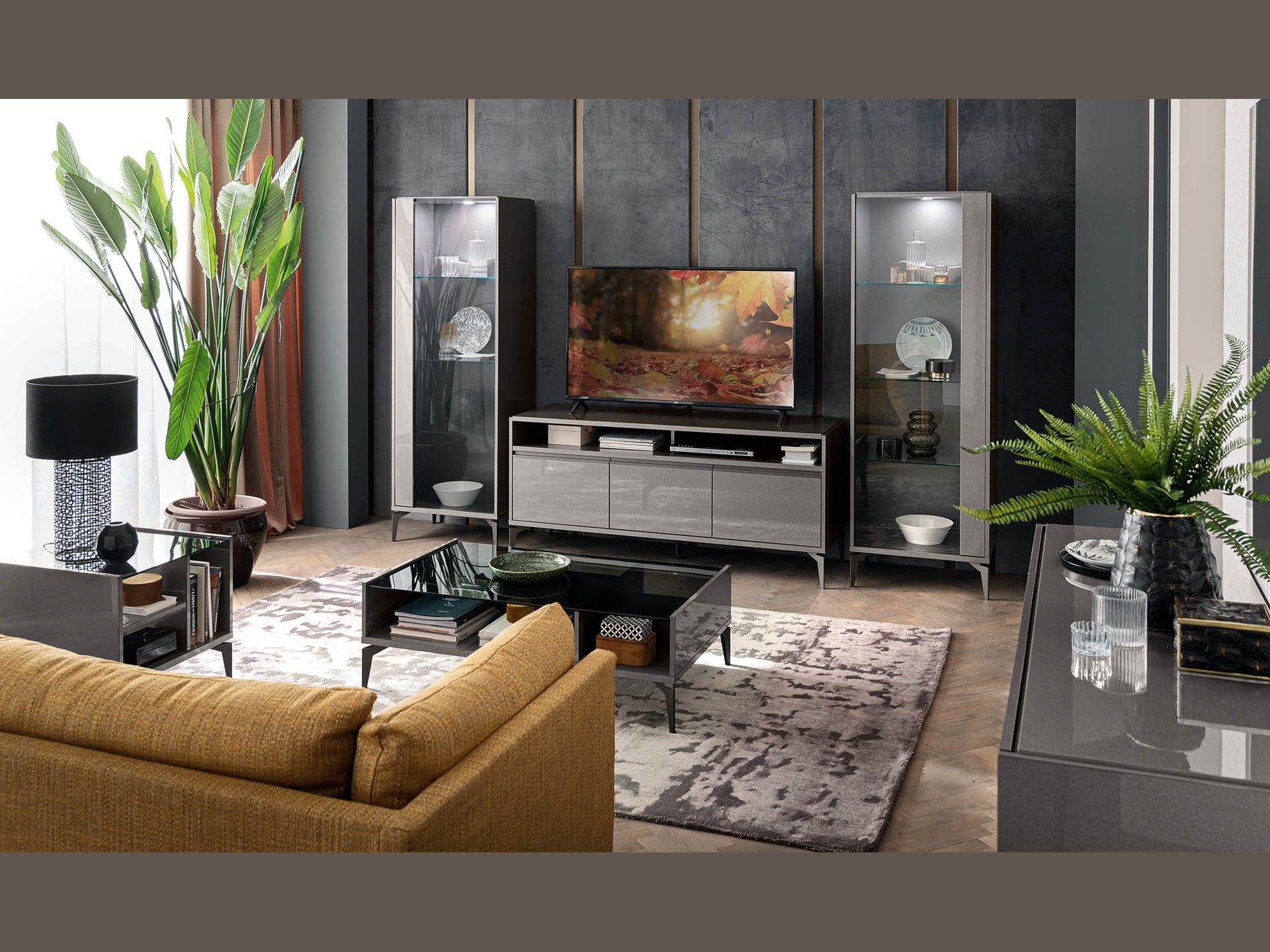 Graphite TV Stand