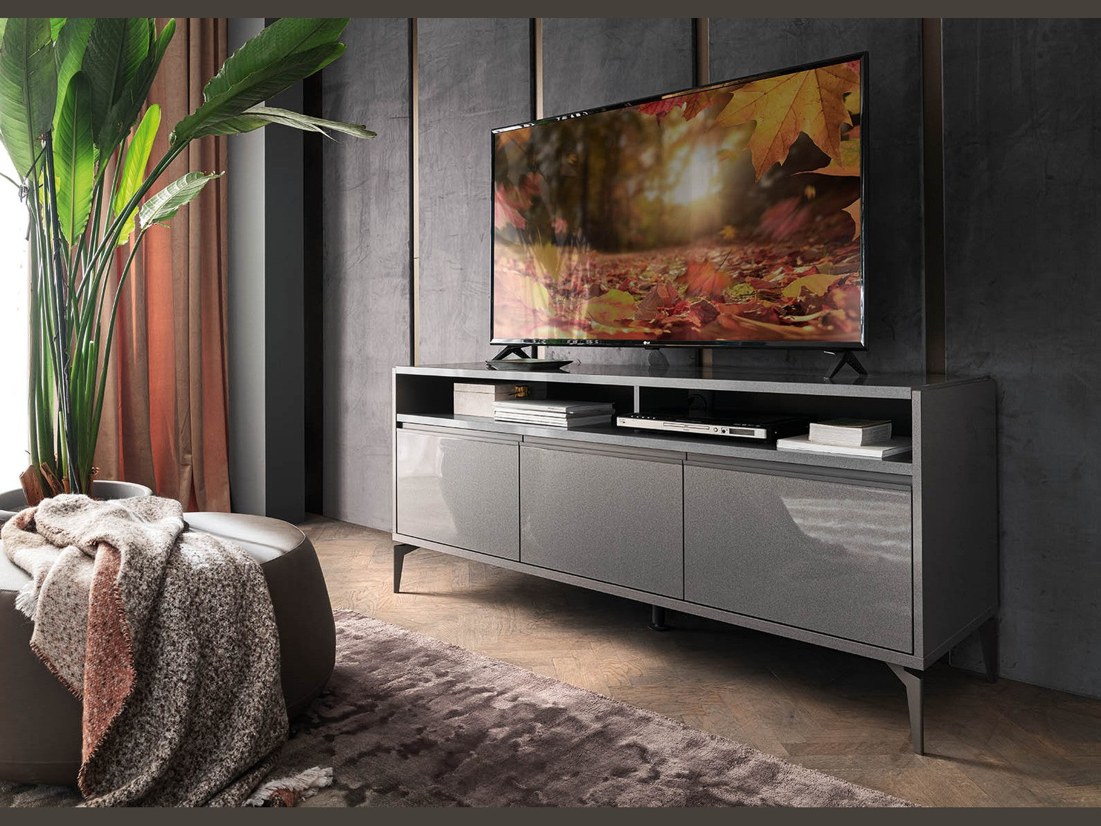 Graphite TV Stand