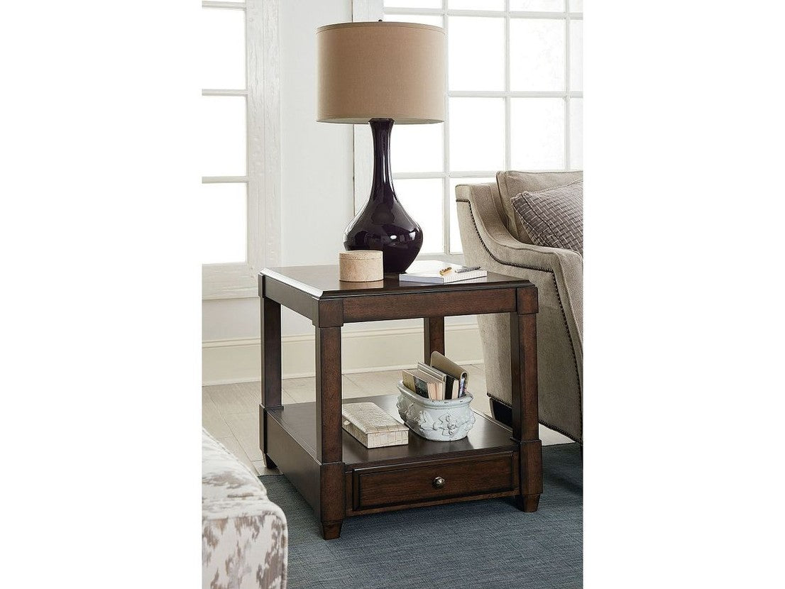 Hammary Halsey Rectangular Drawer End Table
