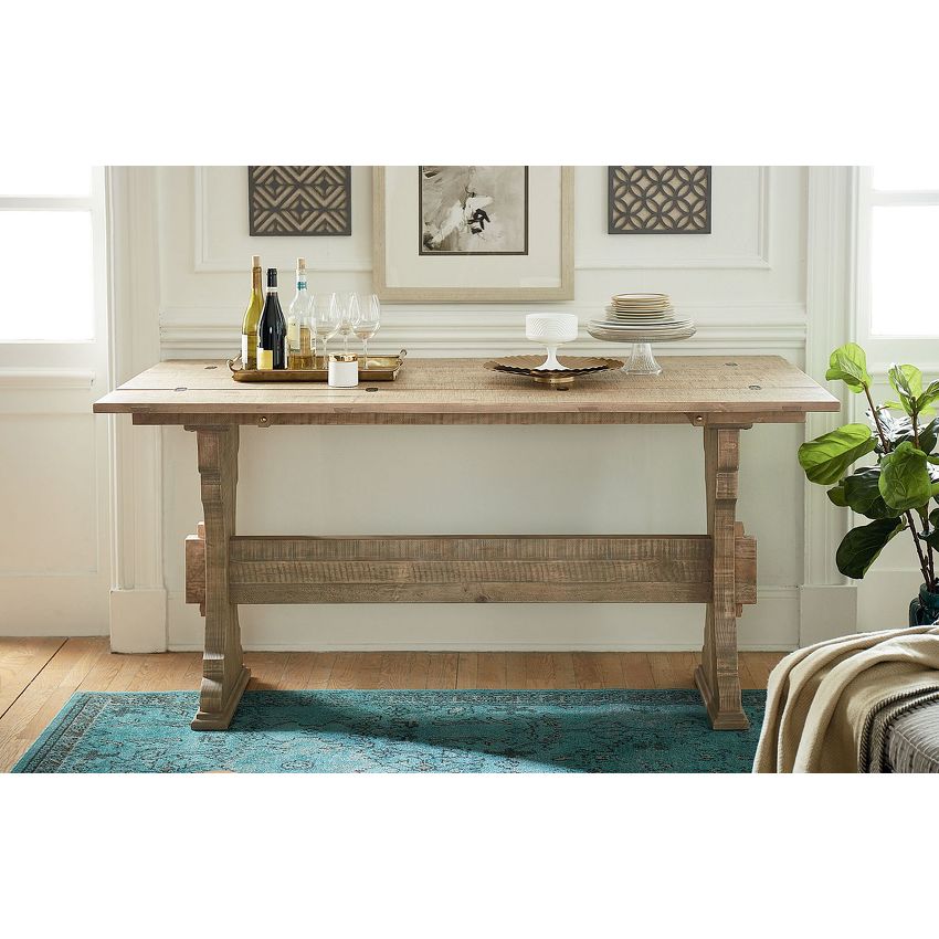 Hammary Hidden Treasures Trestle Flip Top Table