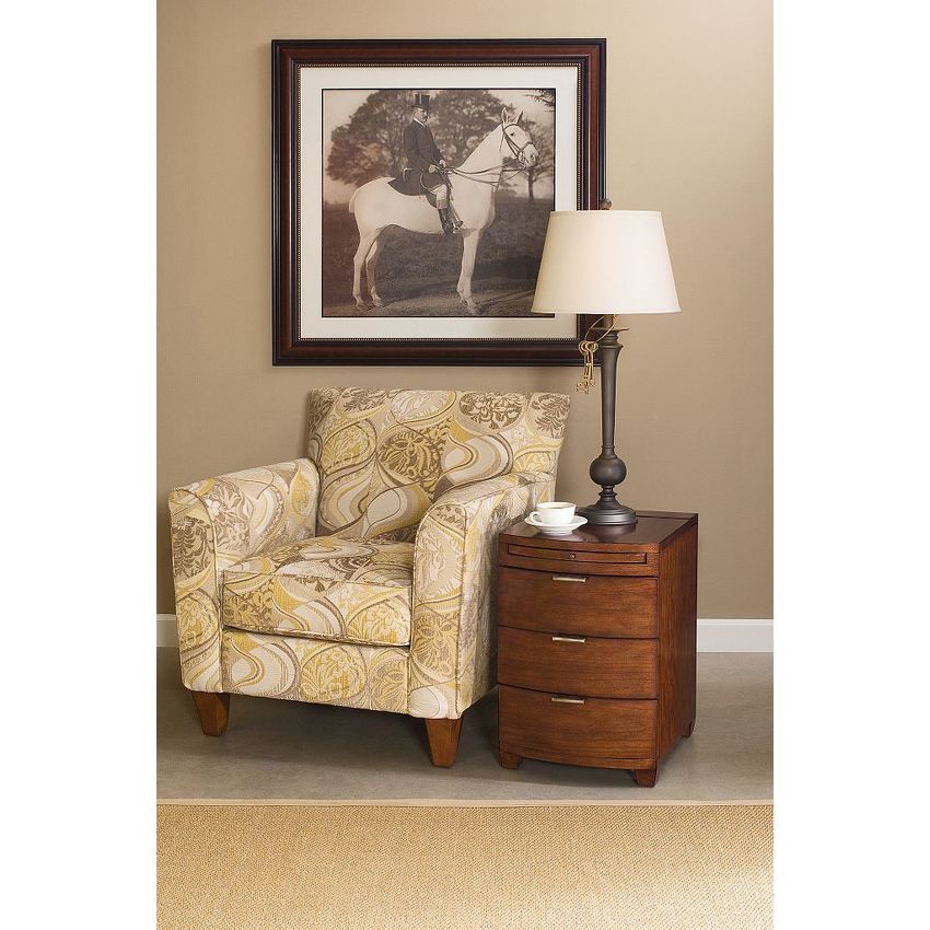 Hammary  Bowfront Chairside Table