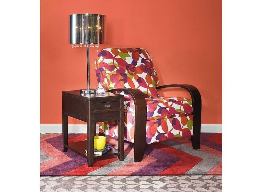 Hammary Downtown Chairside Table-Espresso