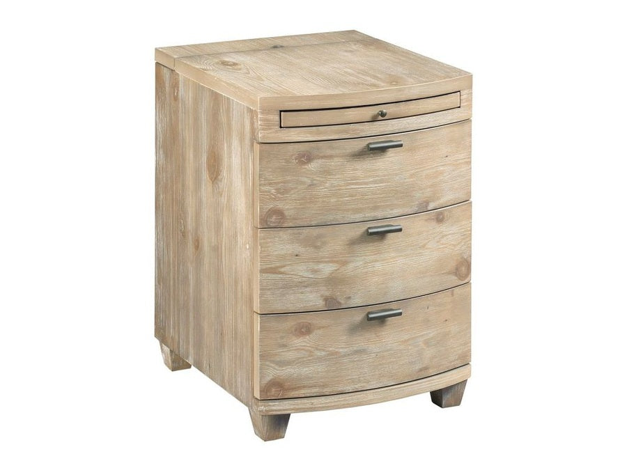 Hammary Driftwood Bowfront Chairside