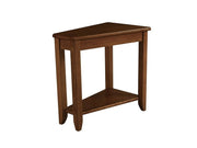 Hammary Wedge Chairside Table-Oak