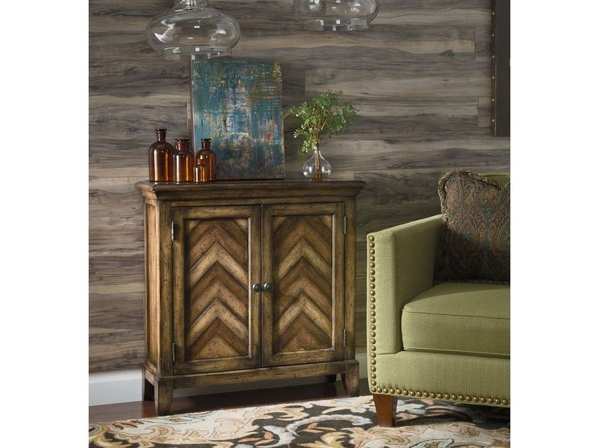 Hammary Hidden Treasures Chevron Cabinet