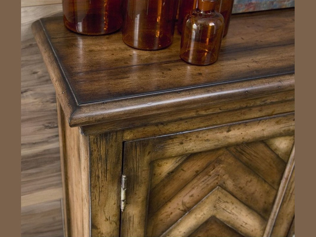 Hammary Hidden Treasures Chevron Cabinet