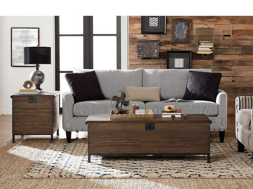 Hammary Hidden Treasures Milling Chest End Table
