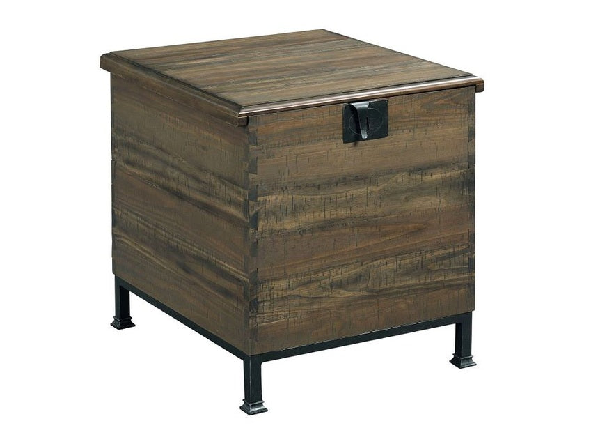 Hammary Hidden Treasures Milling Chest End Table