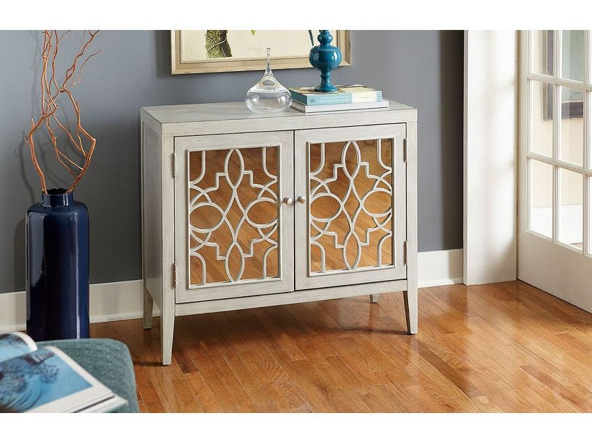 Hammary Hidden Treasures Mirrored Door Cabinet