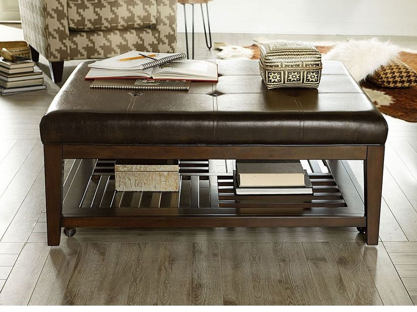 Hammary Hidden Treasures Rectangular Cocktail Ottoman