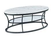 Hammary Impact Oval Coffee Table