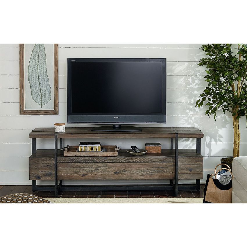 Hammary Universal Modern Timber Entertainment Console