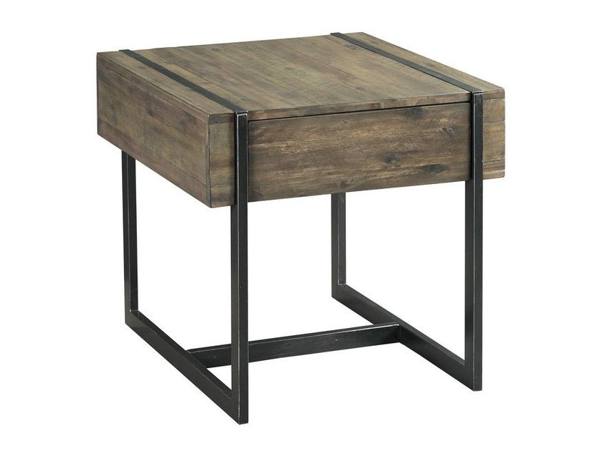 Hammary Modern Timber Rectangular Drawer End Table