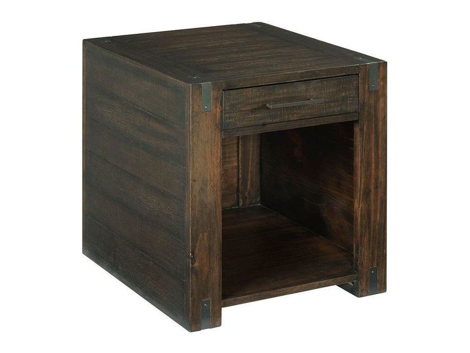 Hammary Portman Rectangular Drawer End Table