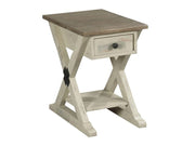 Hammary Reclamation Place Trestle Chairside Table