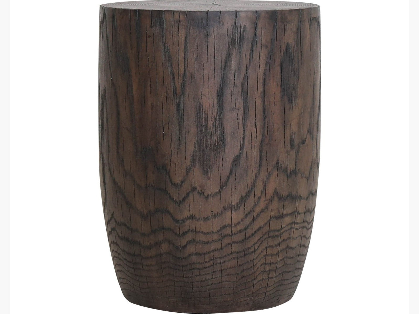 Hammary Hidden Treasures Oak Grain Drum End Table