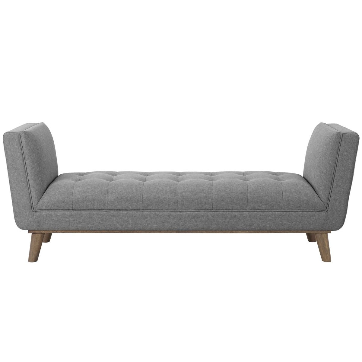 Modway Haven Tufted Button Upholstered Fabric Accent Bench