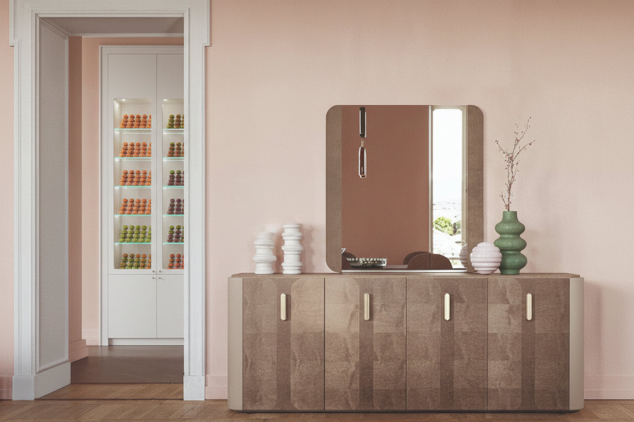 Hebe sideboard with mirror.