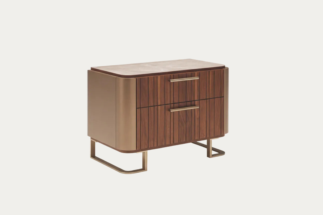 Hera 2-Drawer Nightstand
