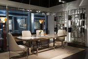 Horizon dining table by Stone International