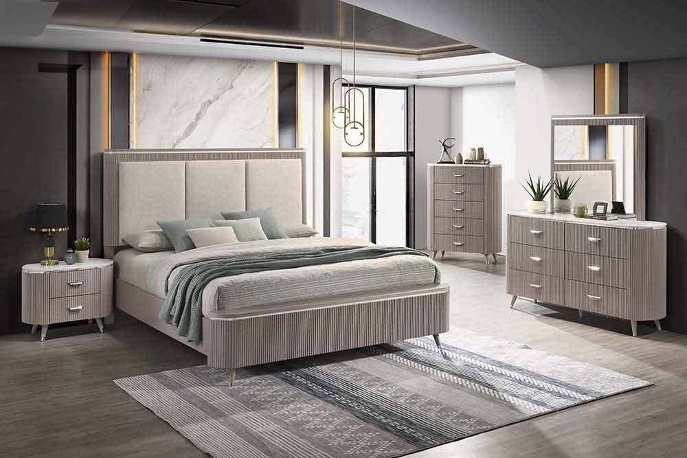 Opal Modern Bed by J&M Furniture - view 8