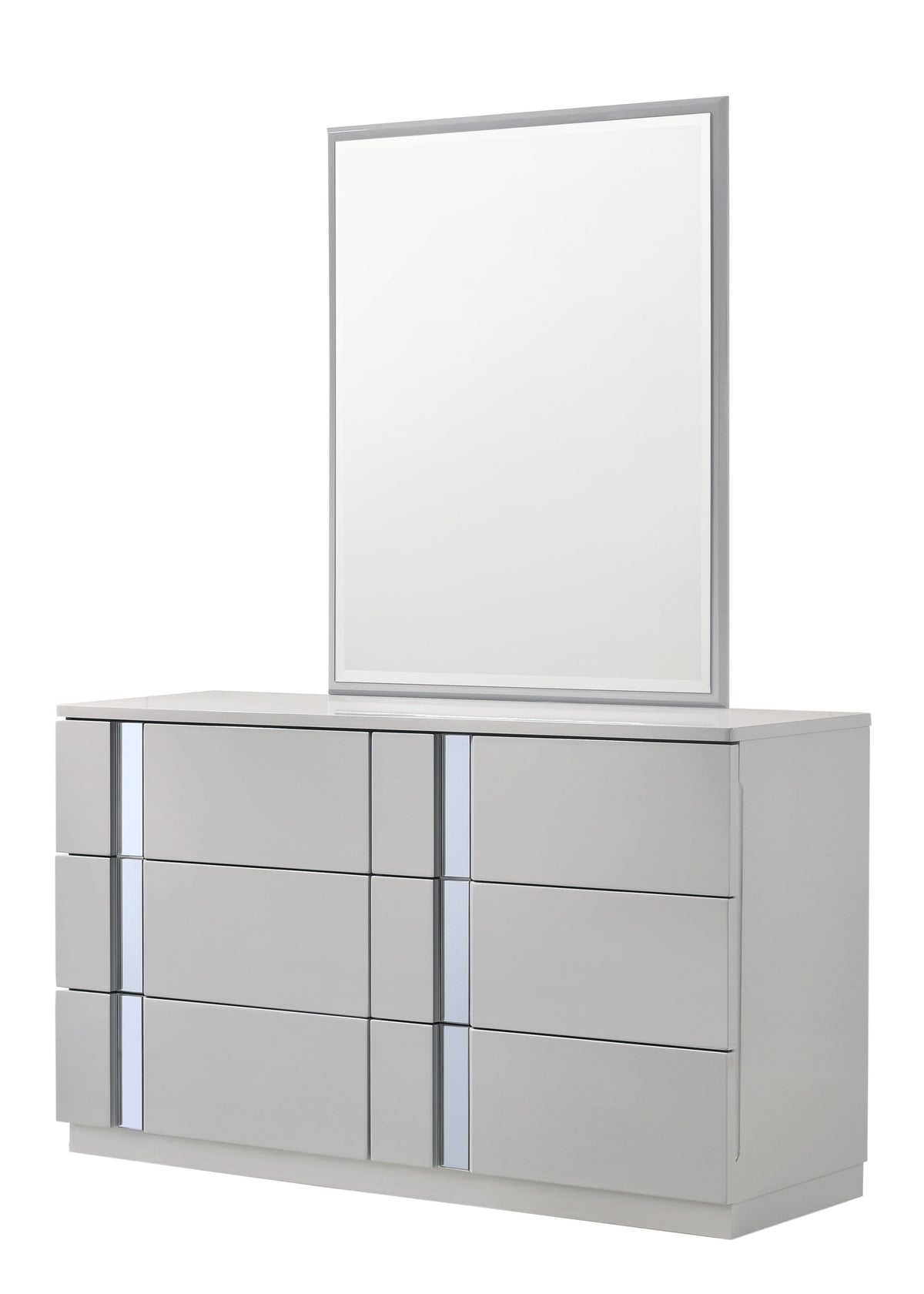 Palermo Modern Bed in Grey by J&M Furniture - view 3