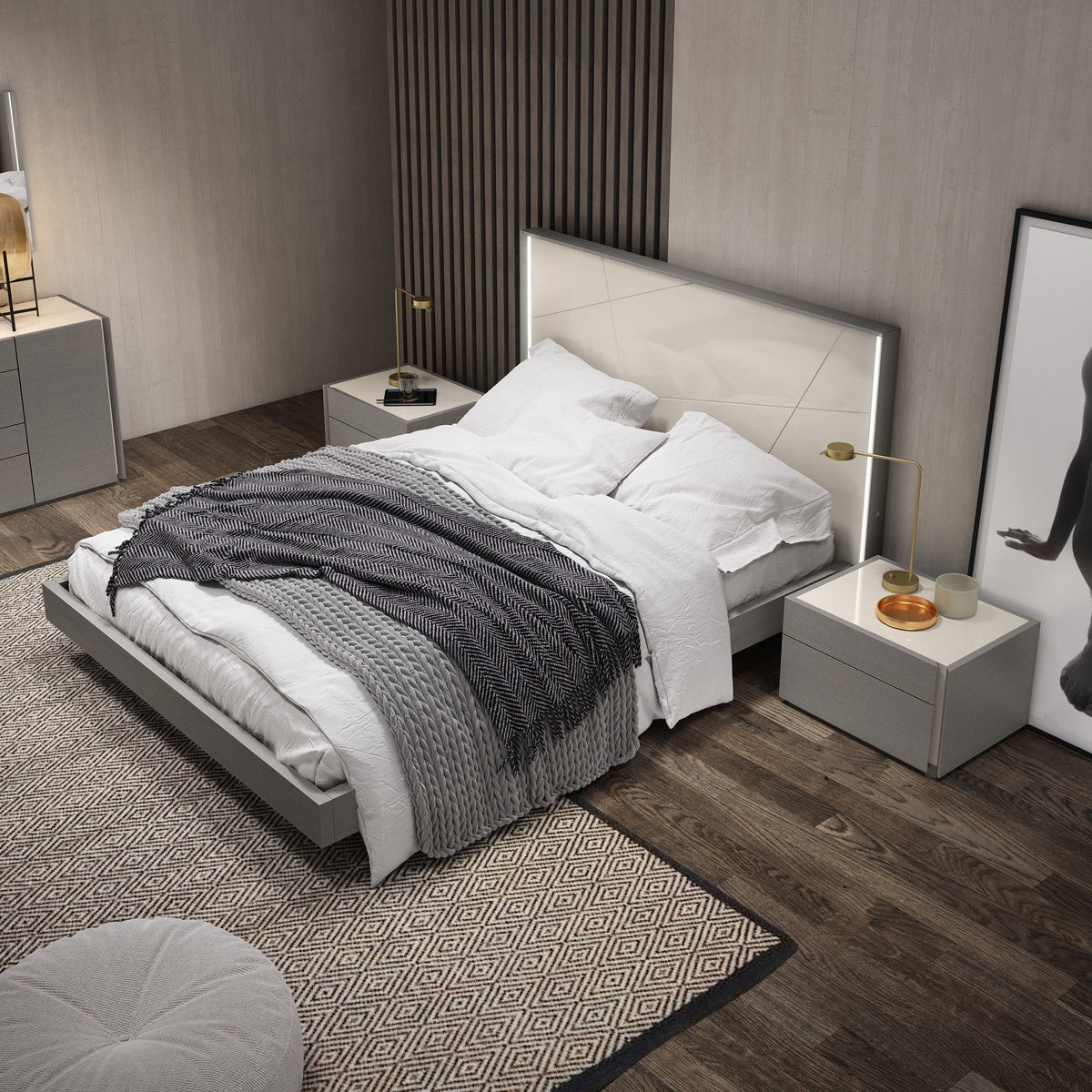 Sintra Premium Bed by J&M Furniture - view 2