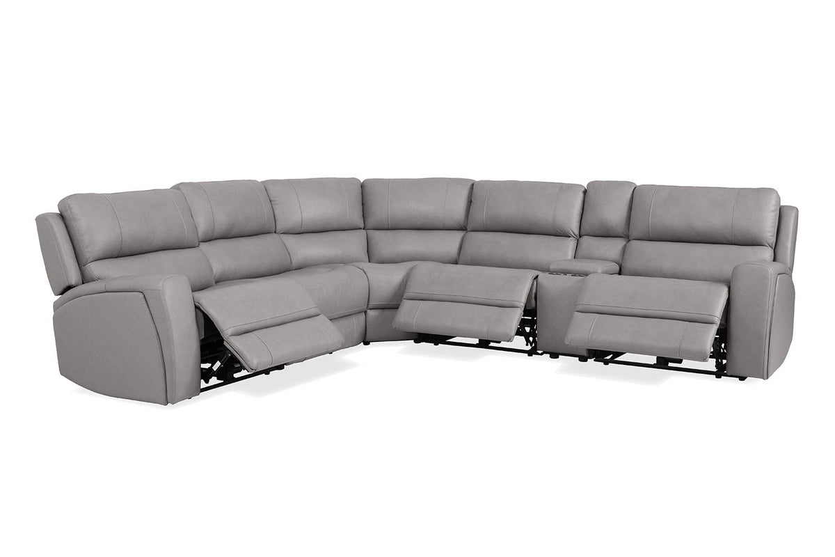 70815M Reclining Sectional in Grey by J&M Furniture