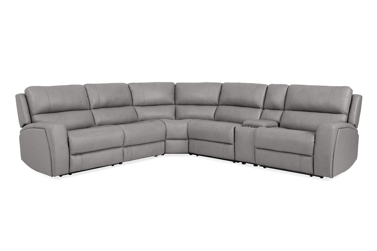 70815M Reclining Sectional in Grey by J&M Furniture - view 3