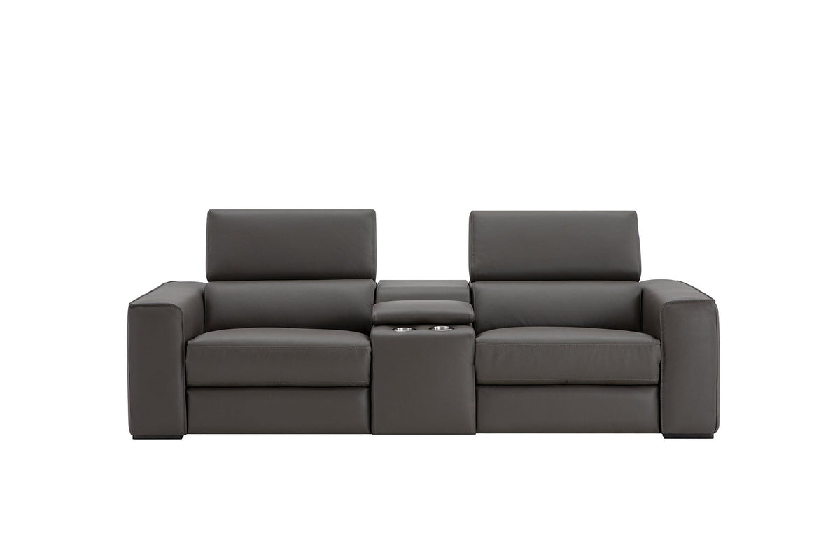 Picasso Loveseat with Console In Dark Grey by J&M Furniture - view 3