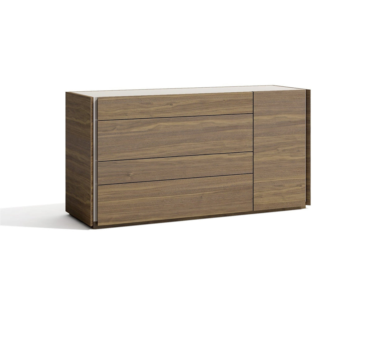 Porto Dresser & Mirror in Walnut by J&M Furniture - view 2