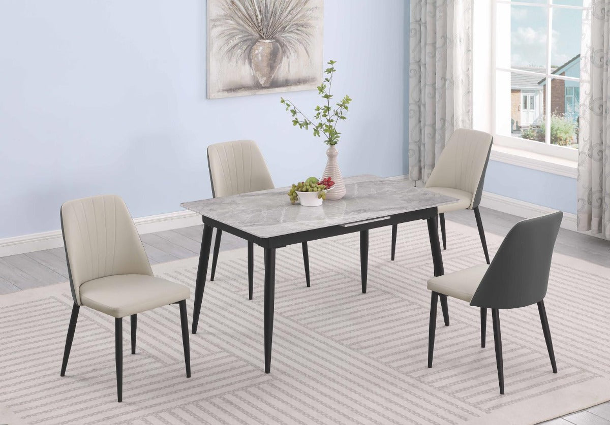 Judith Modern Dining Table with Extension