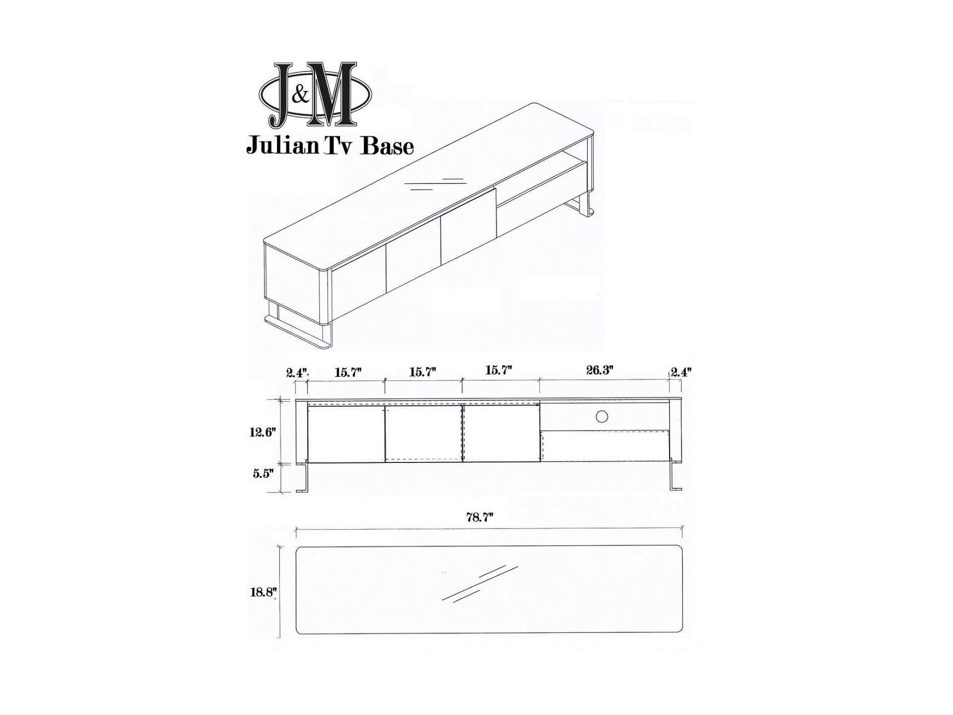 Julian Modern TV Stand