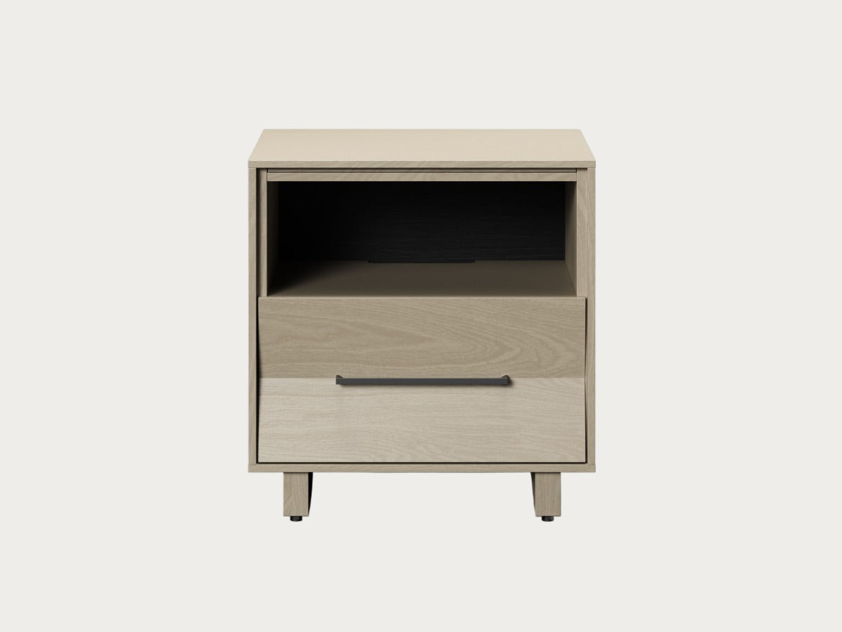 Kava 9681 nightstand in washed oak finish