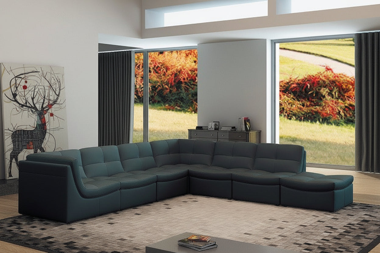 Lego 7-pc Modular Sectional Sofa