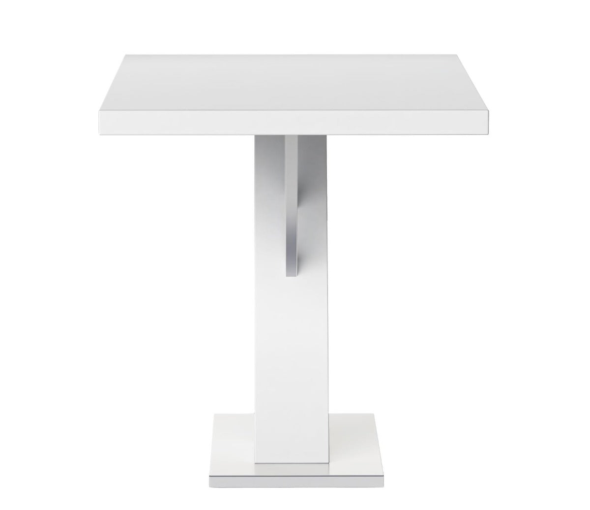 Linden 3-Piece Contemporary Dining Set with White Gloss Table, Upholstered Bench & Nook