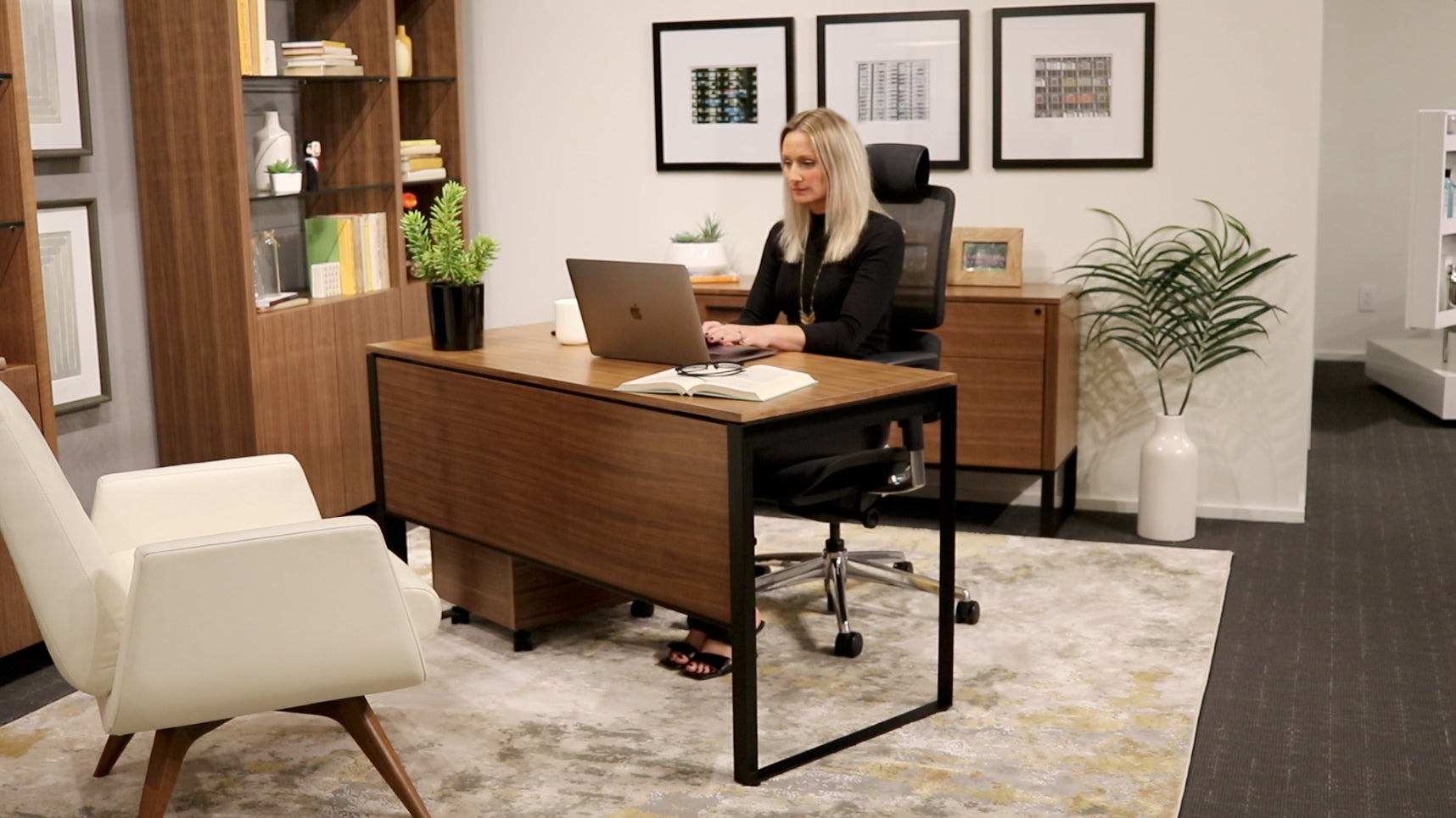 BDI Linea ™ 580222 3-Shelf System 81" Wide