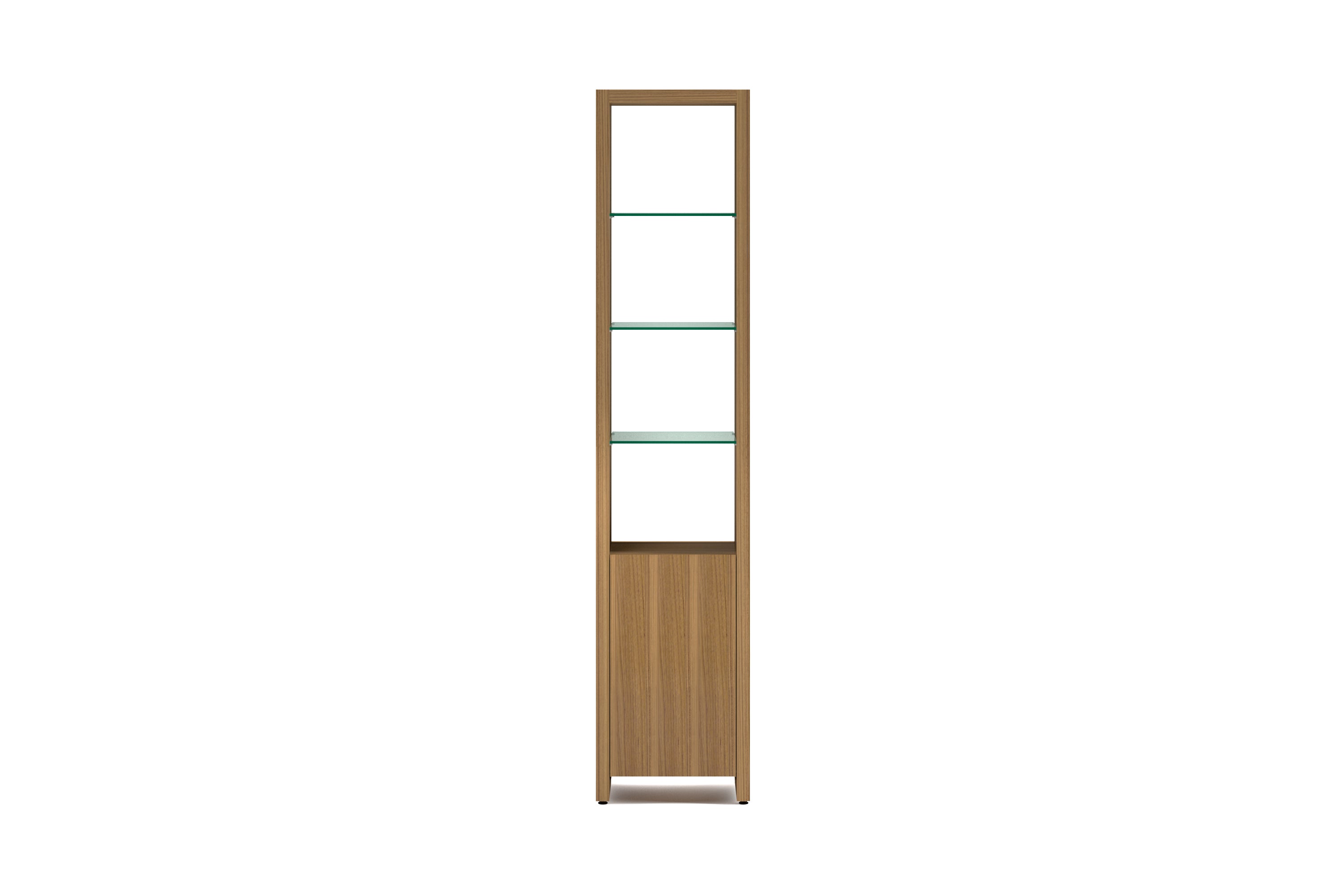 BDI Linea 5801 Double Glass Modern Shelf Extension
