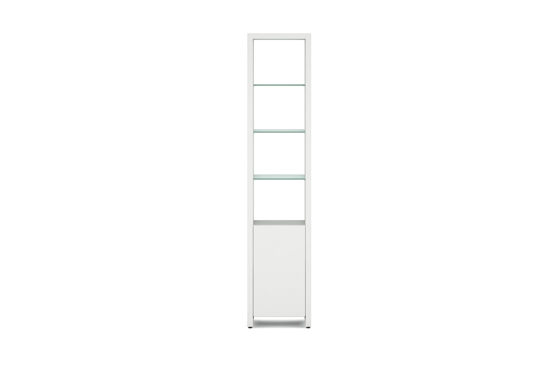 BDI Linea 5801 Double Glass Modern Shelf Extension