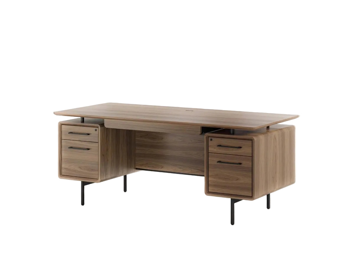 Linq executive desk 6821 angled