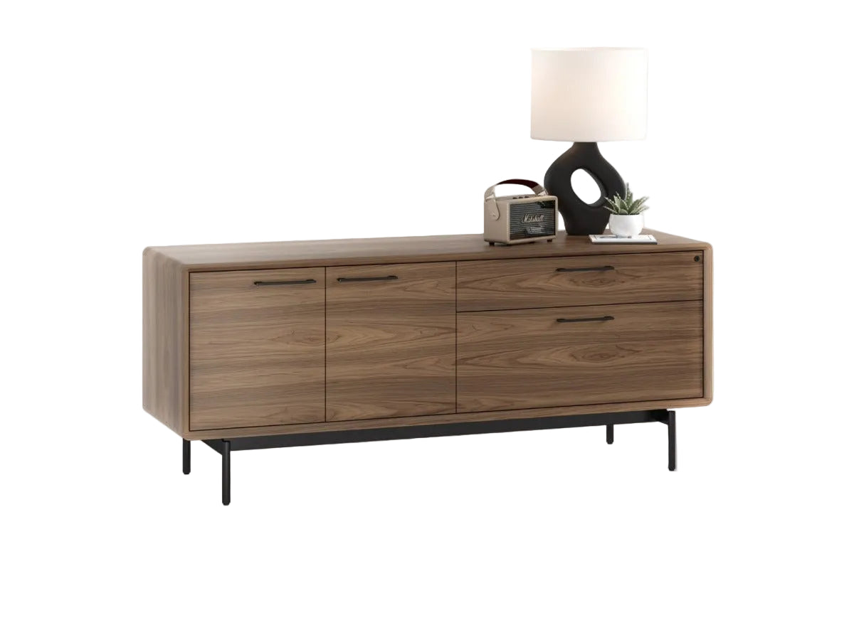 Linq 6829 office credenza angled