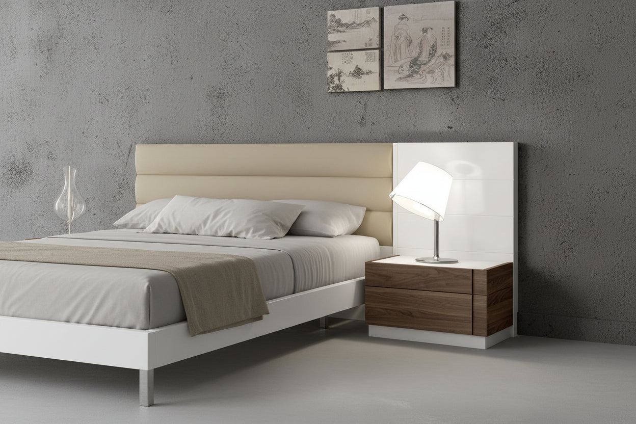 Lisbon Modern Nightstand, Right