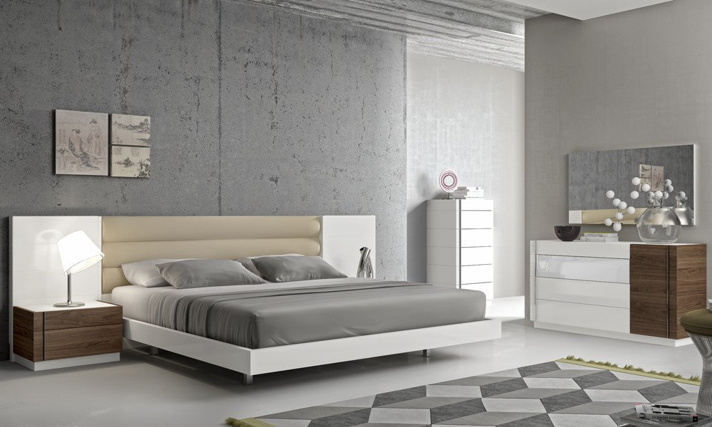 Lisbon Modern Platform Bed