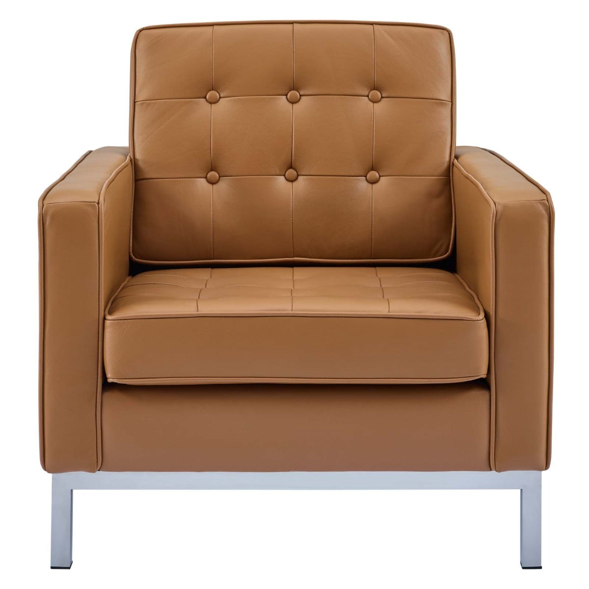 Modway Loft Leather Armchair