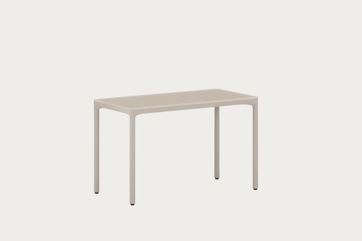 Luma 6761S dune-finished compact desk on a white background.