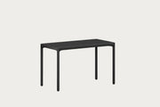 Luma 6761S black rectangular compact desk on a white background